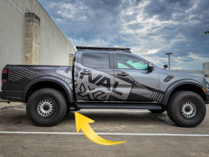 Ford Ranger Raptor Skid Plate - Rear - Rival 4x4 - Suspension Travel Sensor Aluminum Armor Set - `24-`25